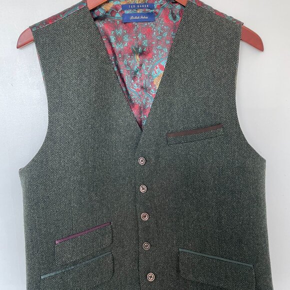 TED BAKER WAISTCOAT - Picture 1 of 7